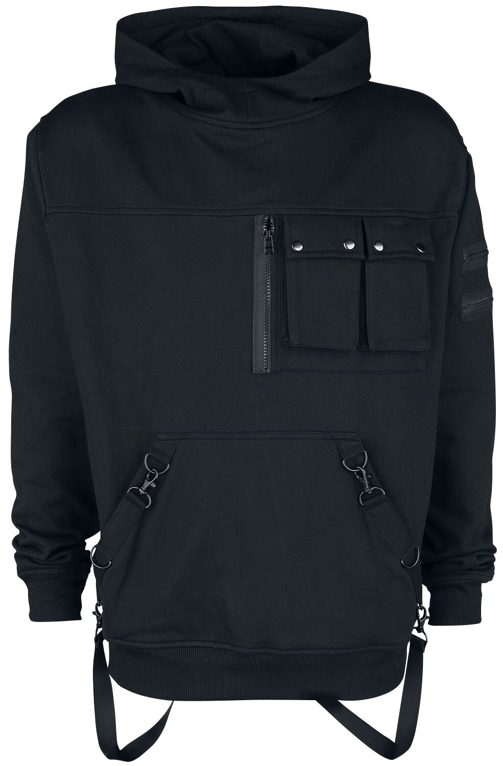 Poizen Industries Reznor Hood Kapuzenpullover schwarz