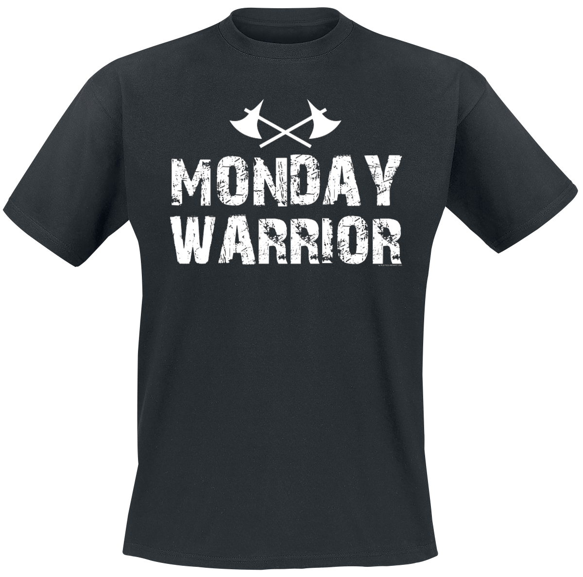 Monday Warrior -  - T-Shirt - black image