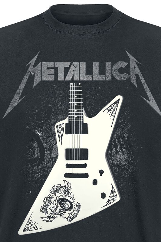 Band Merch Metallica Papa Het Guitar | Metallica T-Shirt