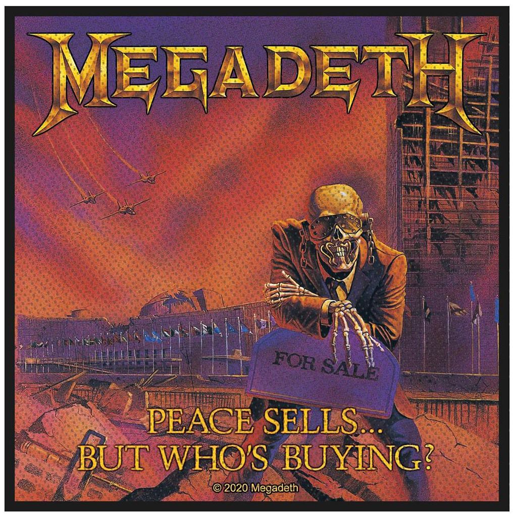 Megadeth Peace Sell But Who's Buying Patch multicolor