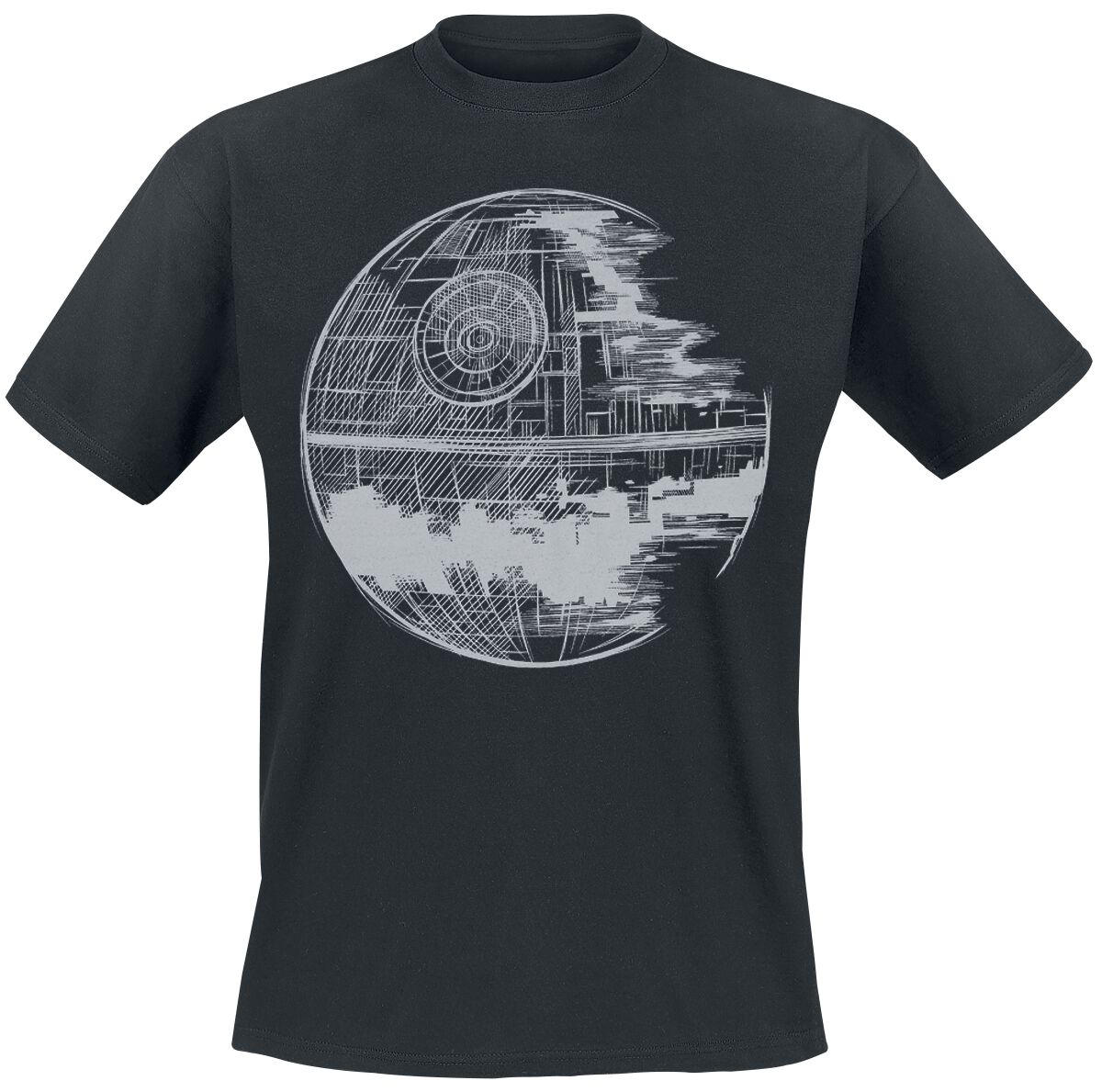 Episode 4 Eine Neue Hoffnung Death Star T-Shirt schwarz von Star Wars