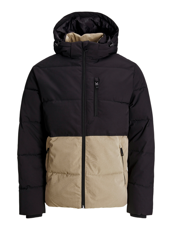 Kurtka zimowa  z Jack & Jones - JJEOWEN PUFFER SN - Mężczyźni - czarny