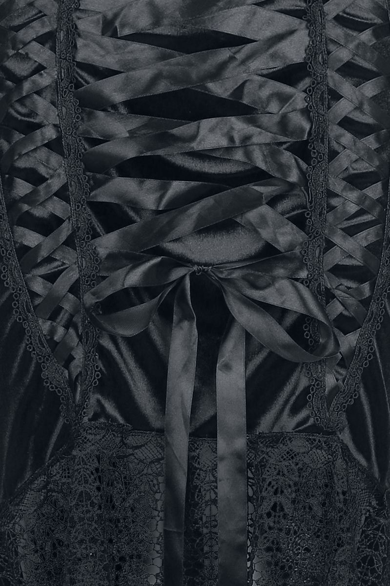 Thumbnail - Sinister Gothic Gothic Skirt Mittellanger Rock schwarz in M