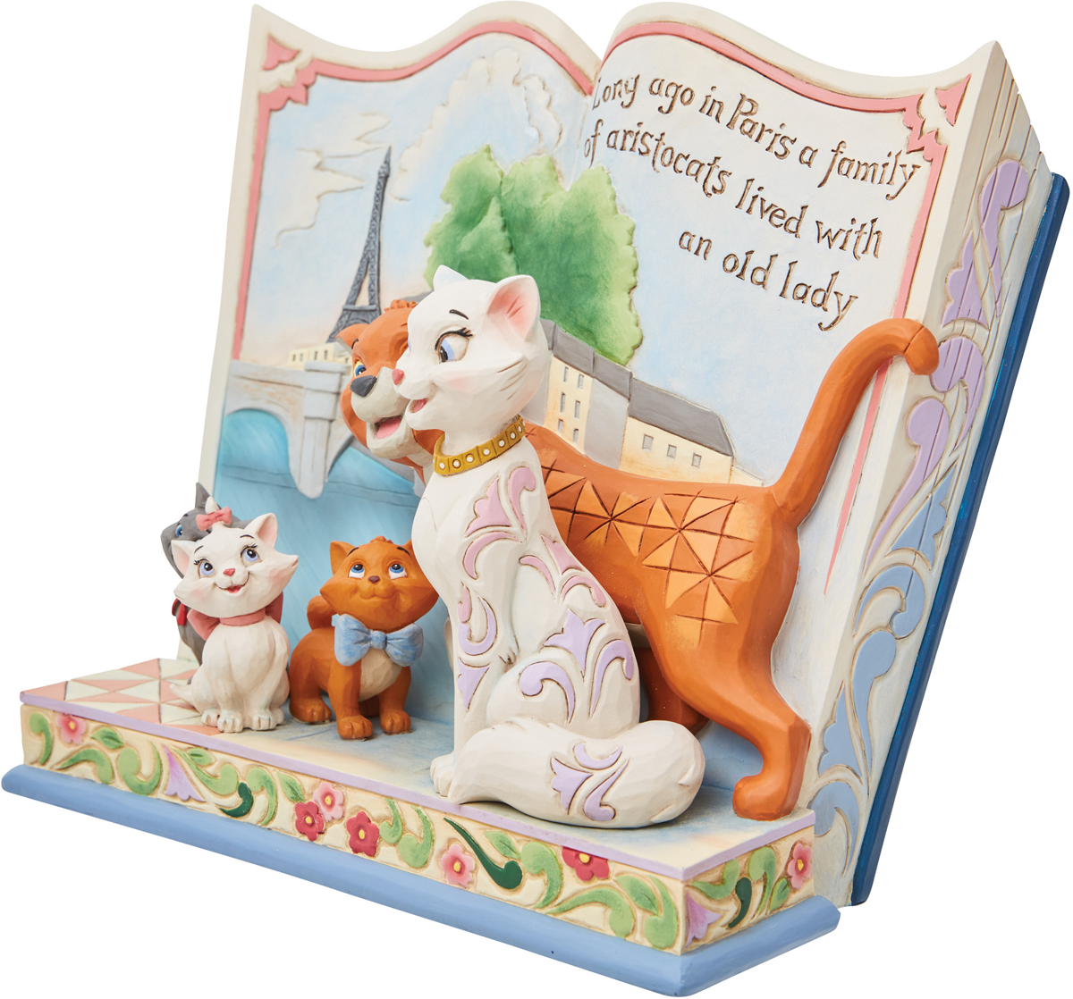 Aristocats - Disney Statue - Long ago in Paris - Aristocats Storybook Figurine - multicolor  - Lizenzierter Fanartikel