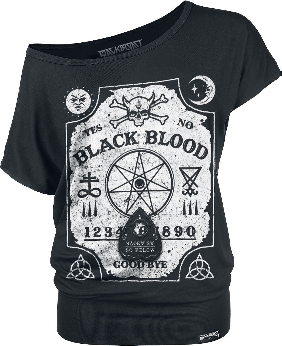 Black Blood Witchboard T-Shirt black