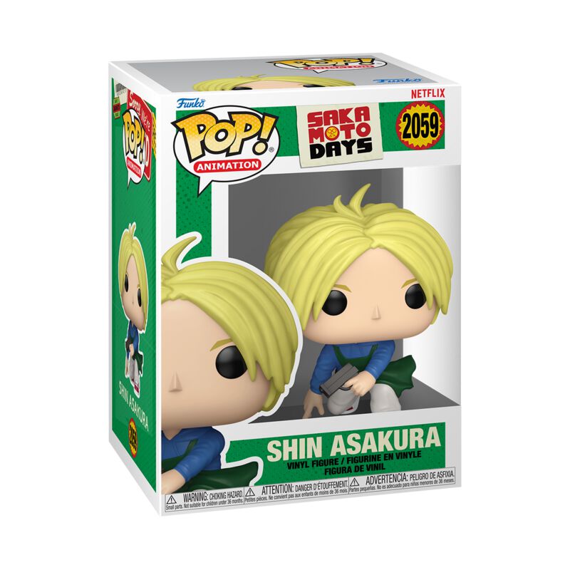 Sakamoto Days - Shin Vinyl Figur 2059 - Funko Pop! Figur - Funko Shop Deutschland - Lizenzierter Fanartikel