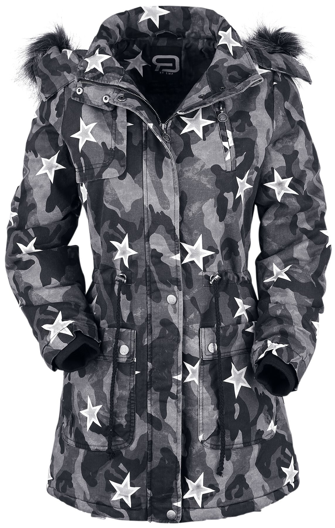 Image of Giacca invernale di RED by EMP - Ladies Parka - S a XXL - Donna - camouflage grigio