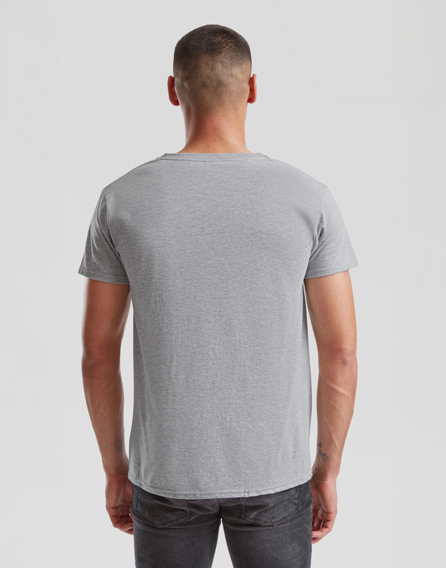 Thumbnail - Fruit Of The Loom ICONIC 150 T T-Shirt grau meliert in S