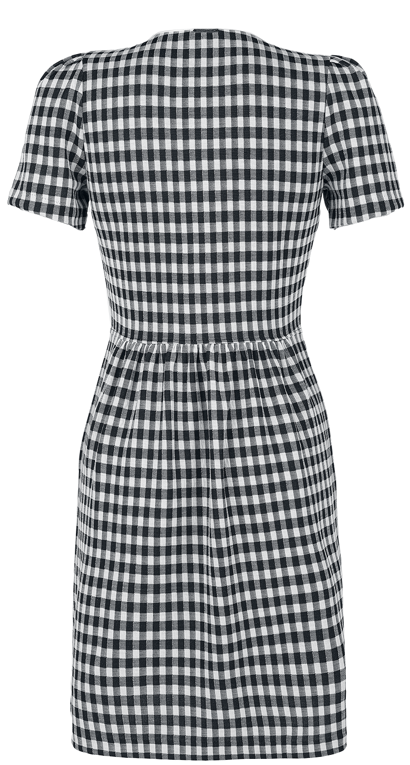 Vive Maria Sweet Vichy Dress Mittellanges Kleid creme schwarz