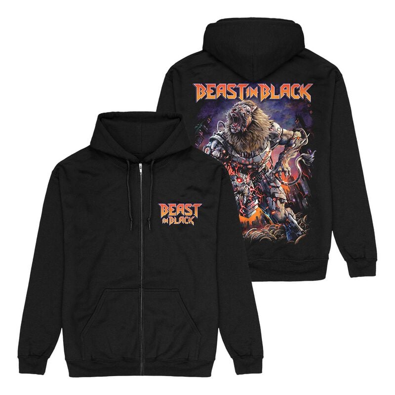 4055585610645 - Cyber Apocalypse Kapuzenjacke schwarz in M