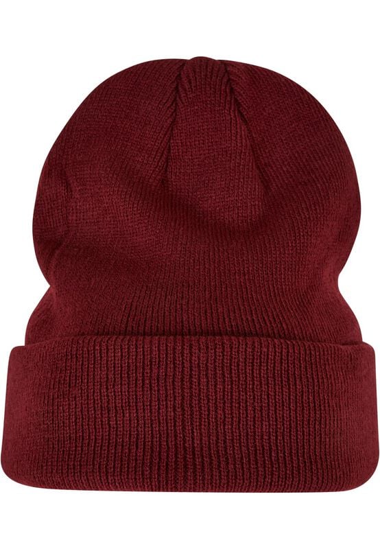 Bonnet  de Build Your Brand - Tricot Épais - pour Unisexe - bordeaux