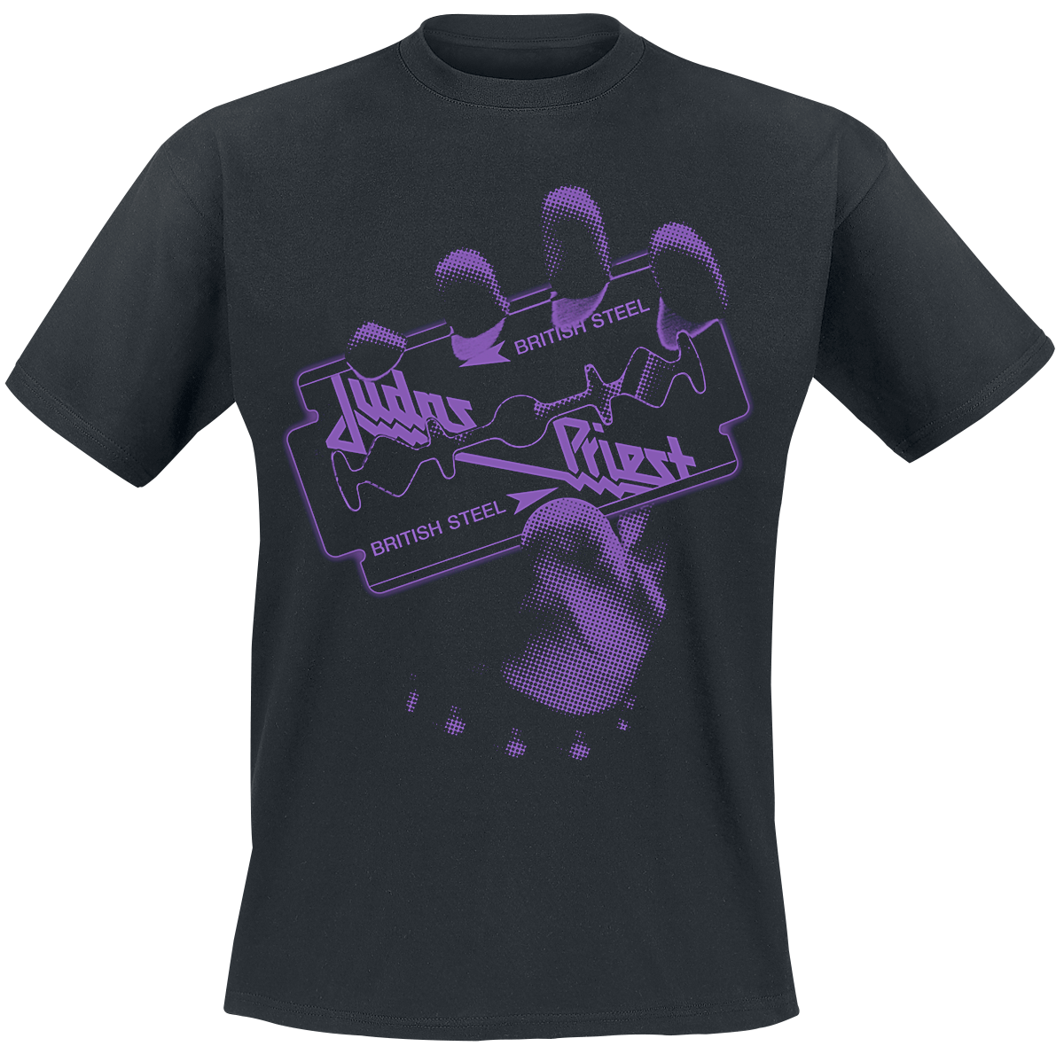 Judas Priest - Hand Purple - T-Shirt - black image