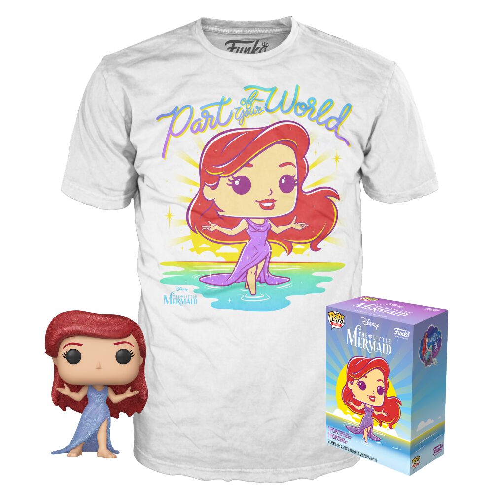 Arielle, die Meerjungfrau Arielle - T-Shirt plus Funko - Fan Paket  Fanpaket  Standard