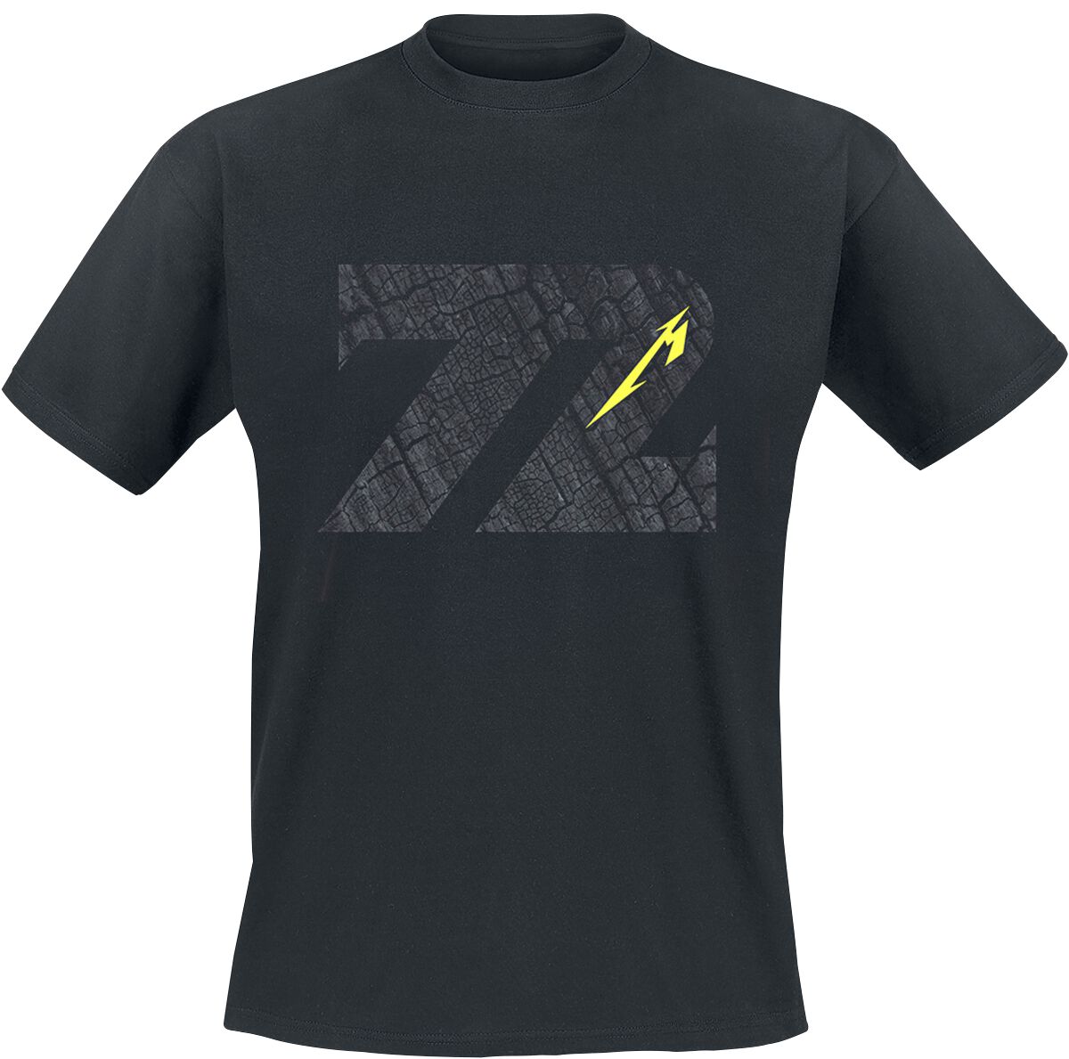 Metallica T-Shirt - Charred 72 (M72) - S bis 5XL - für Männer - Größe XL - schwarz  - Lizenziertes Merchandise!