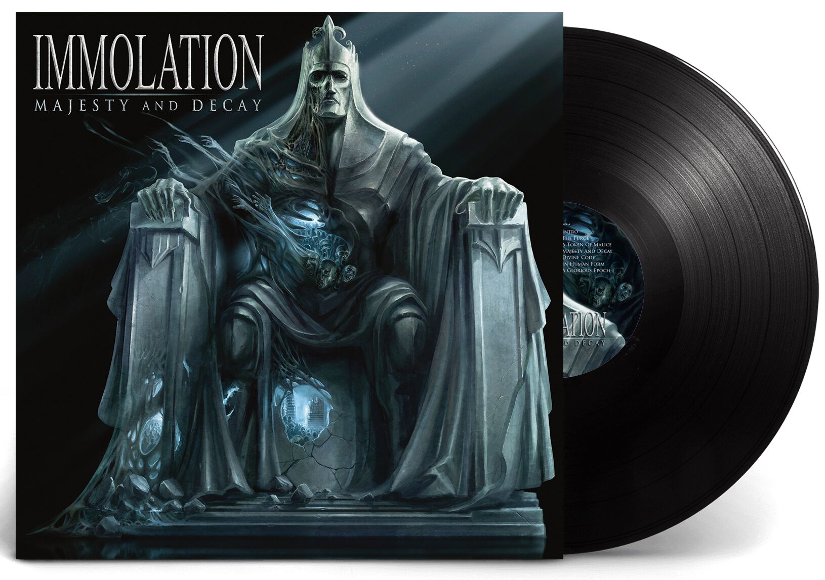 Image of Immolation Majesty and decay LP schwarz