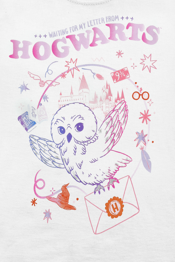 Harry Potter Kids - Hogwarts Letter T-Shirt weiß