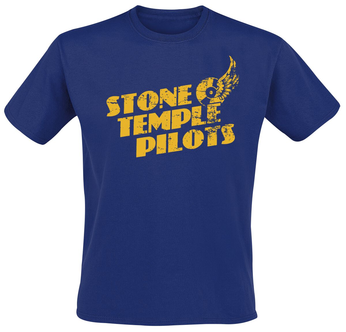 Stone Temple Pilots Tire Wings T-Shirt dark blue