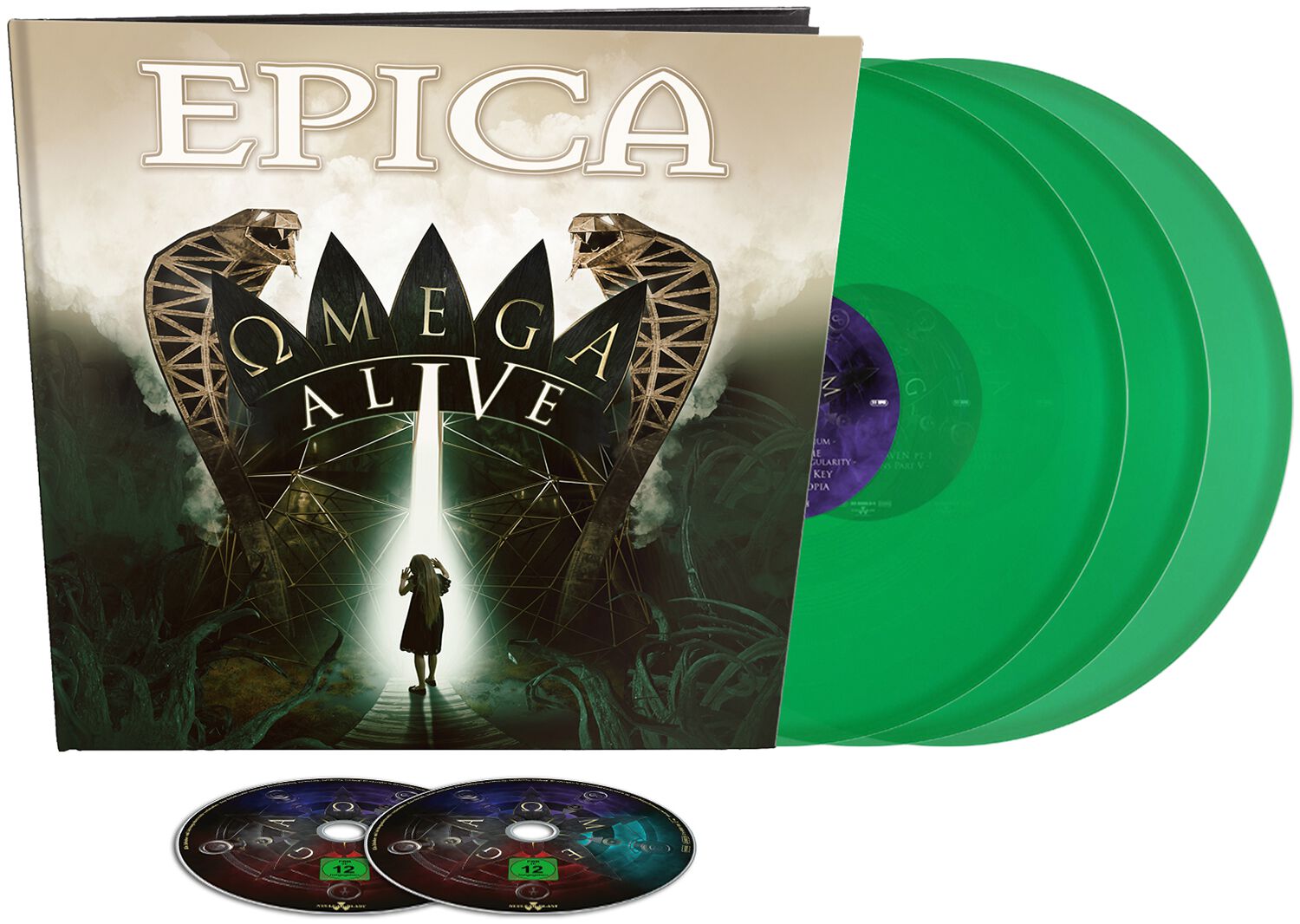 Image of Epica Omega Alive 3-LP & DVD Standard