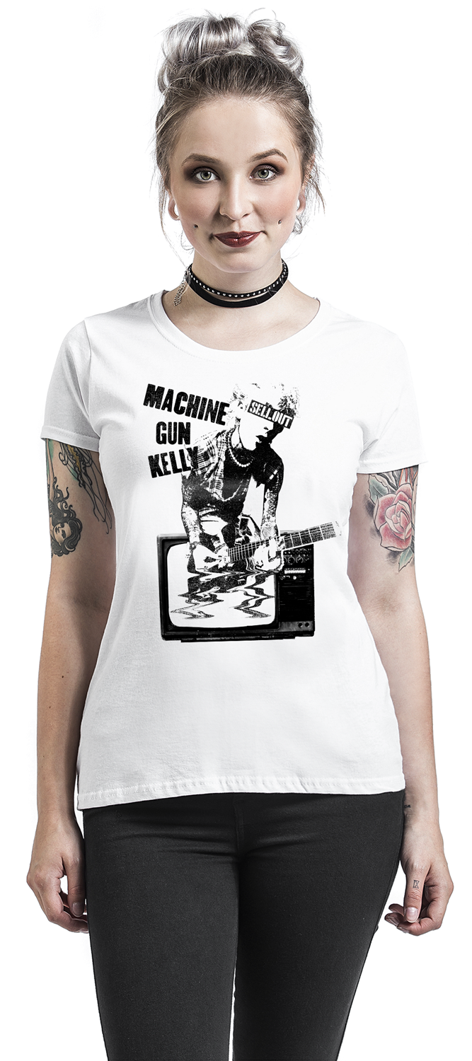 Machine Gun Kelly MGK TV Sellout T-Shirt weiß