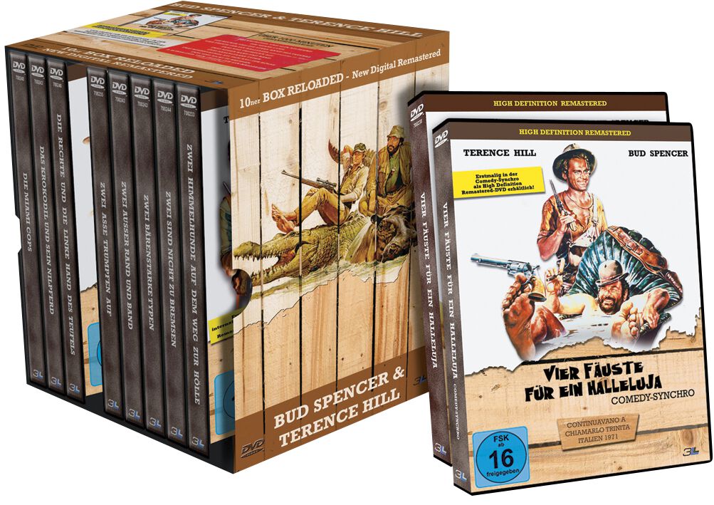 Bud Spencer & Terence Hill - 10 Filme Edition - Metal-Pack [4 DVDs] (DVD)  online kaufen