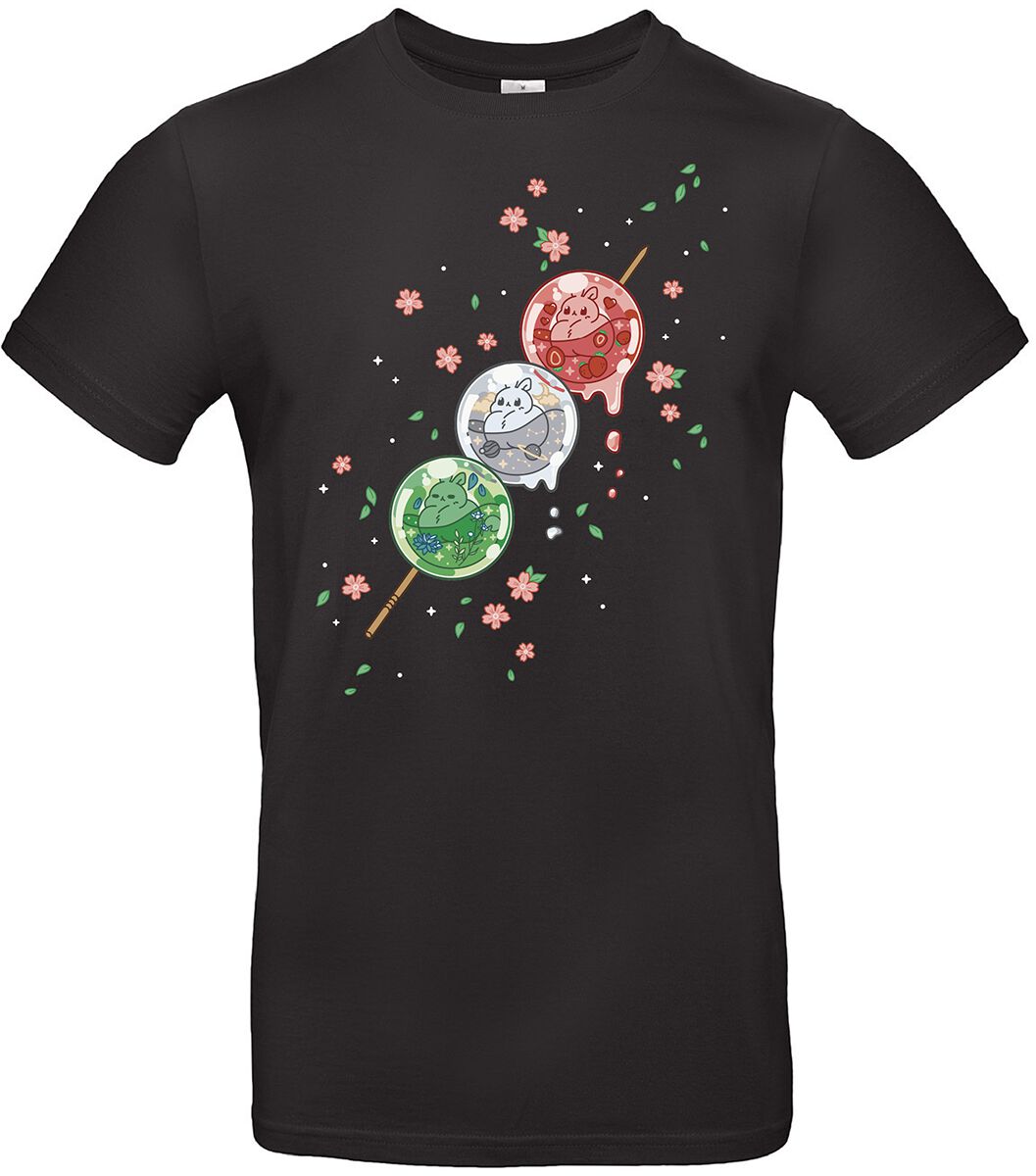 Funshirt Usagi Dango T-Shirt schwarz Funshirt Usagi Dango T-Shirt schwarz
