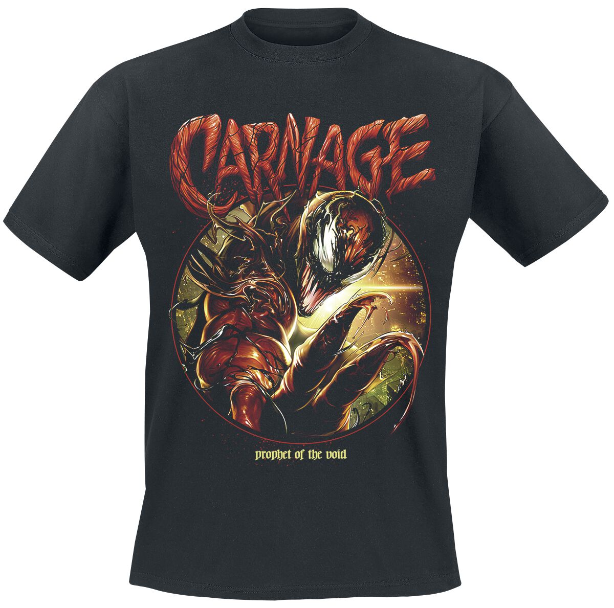 Venom (Marvel) Carnage Prophet T-Shirt black