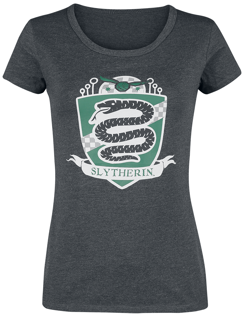 Harry Potter Slytherin Quidditch Schlafanzug grün grau