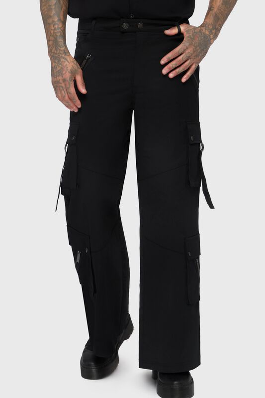 Cargobroek Gothic van Killstar - Crypt Threads Cargo Trousers - Mannen - zwart