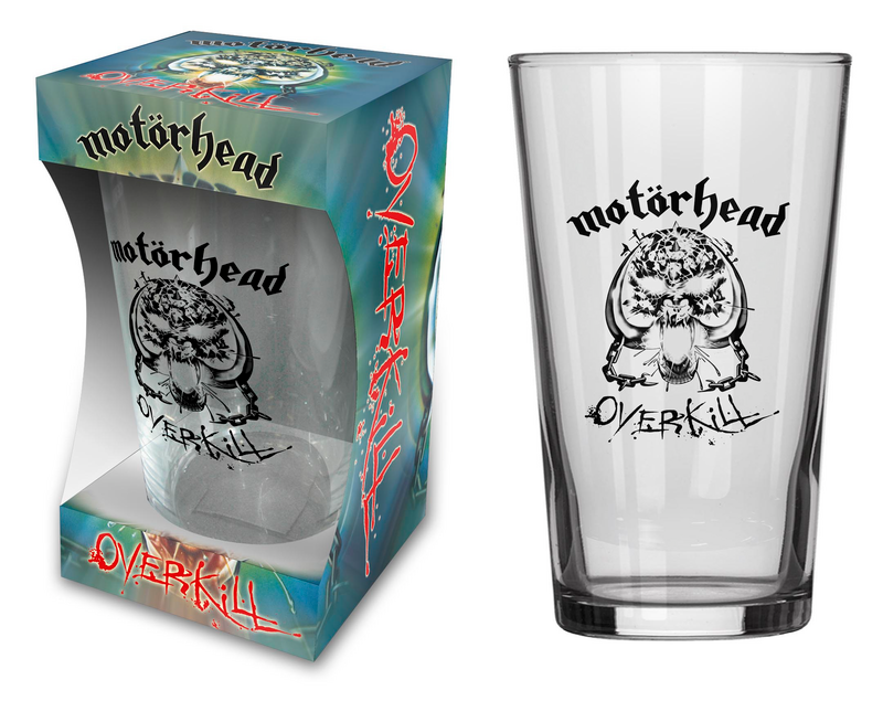 Motörhead  Beer Glass - Overkill - transparent