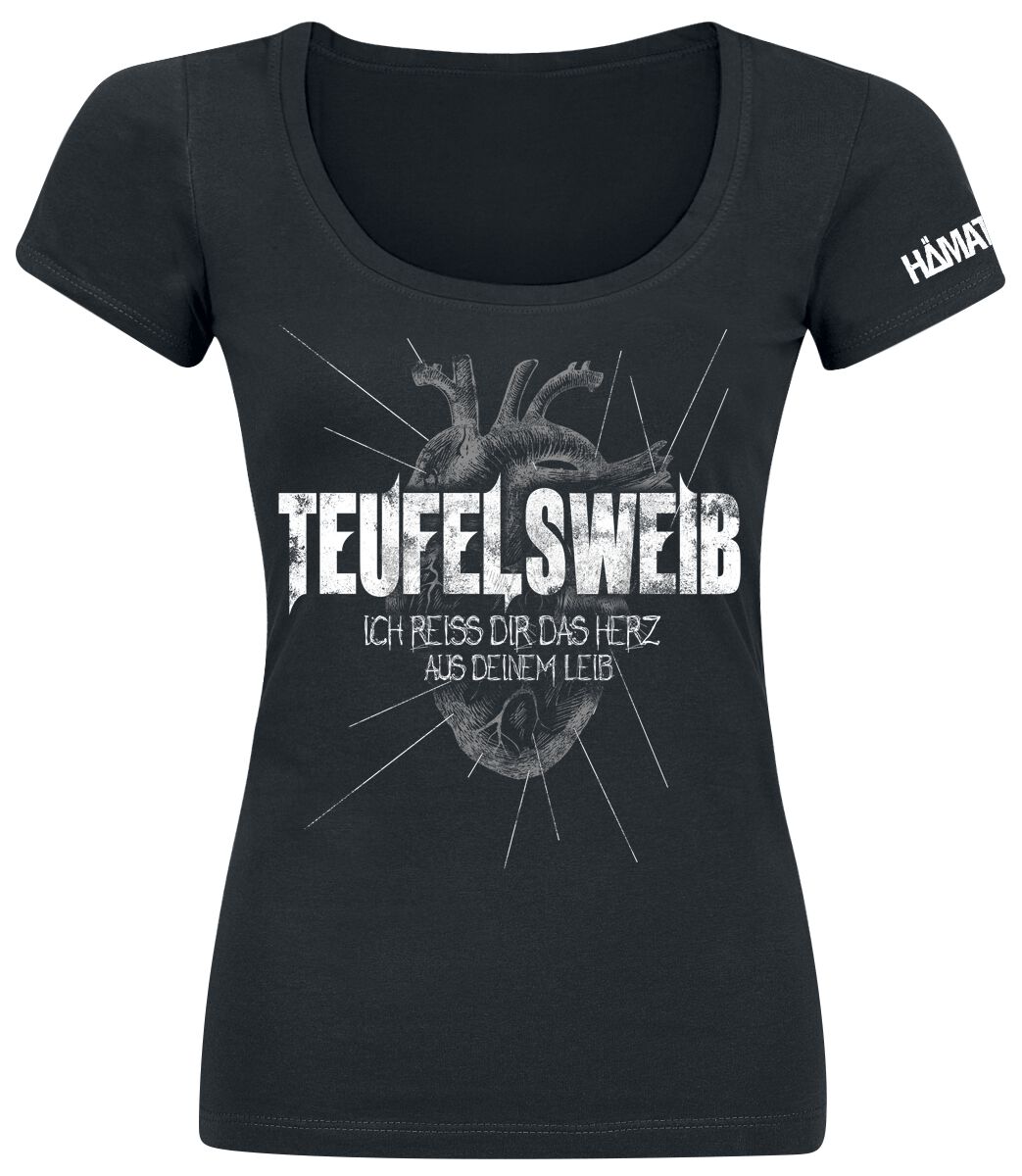 Image of Hämatom Teufelsweib Girl-Shirt schwarz