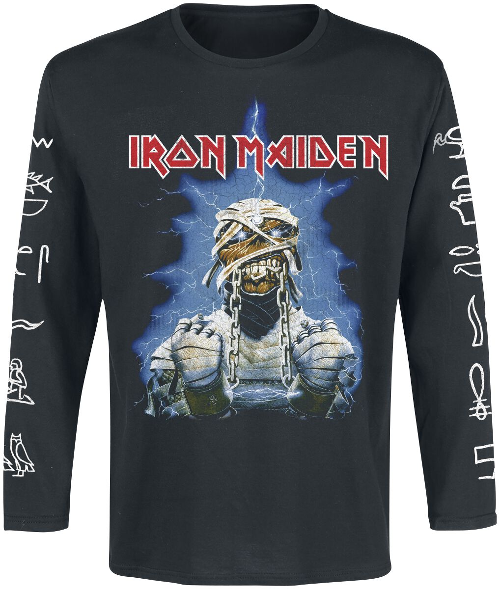 Levně Iron Maiden World Slavery Tour Tričko s dlouhým rukávem černá