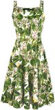 Lemon Blossom Floral 50s Dress, H&R London, Mittellanges Kleid