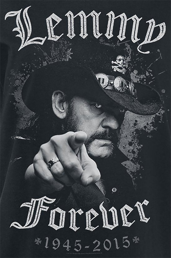 Motörhead Lemmy Forever T-Shirt schwarz