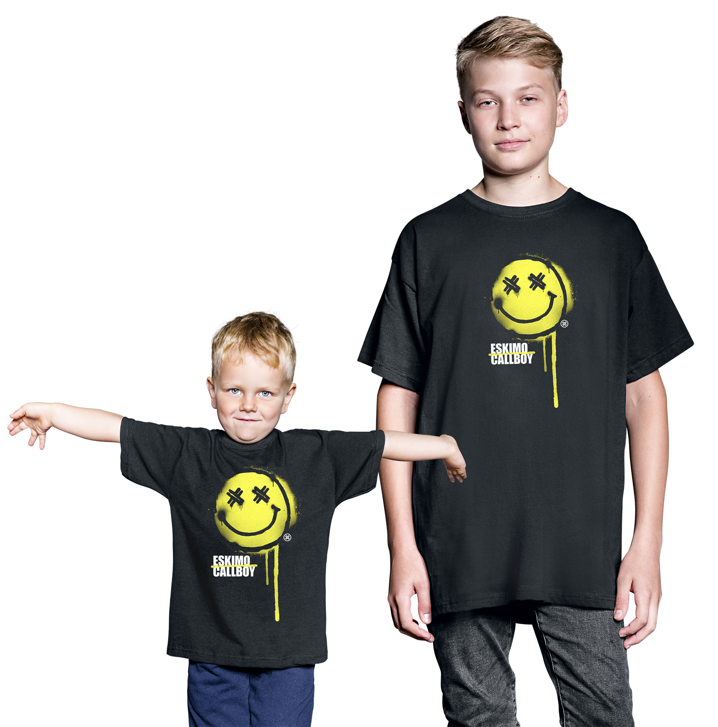 Eskimo Callboy Metal-Kids - Spray Smile T-Shirt schwarz