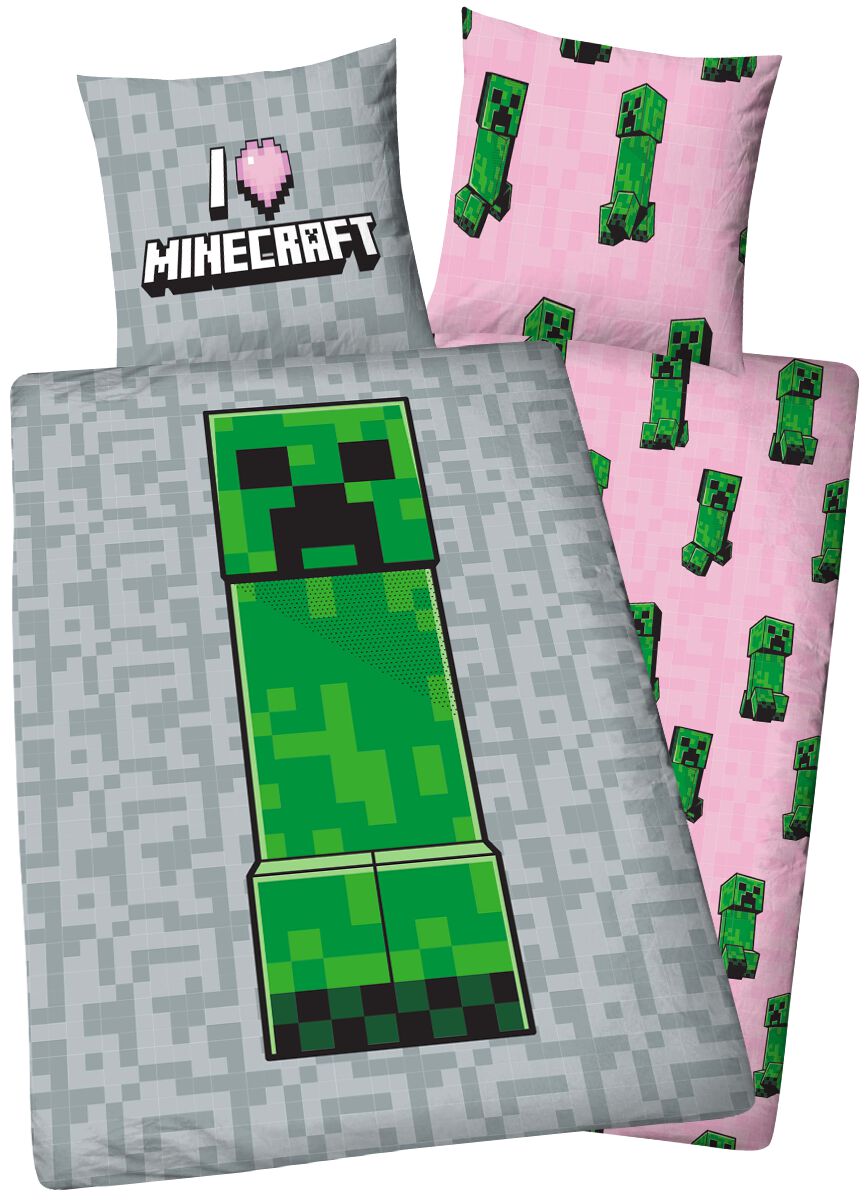 Minecraft I Love Minecraft Bettwäsche multicolor Minecraft I Love Minecraft Bettwäsche multicolor