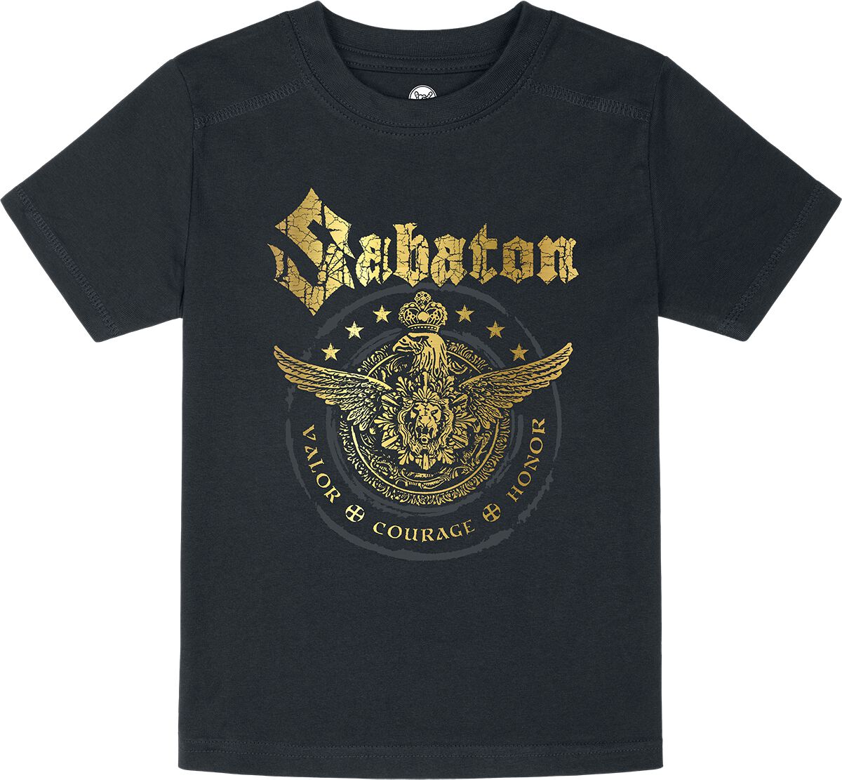 T-shirt de Sabaton - Metal Kids - Wings Of Glory - 92 à 116 - pour filles & garçonse - noir