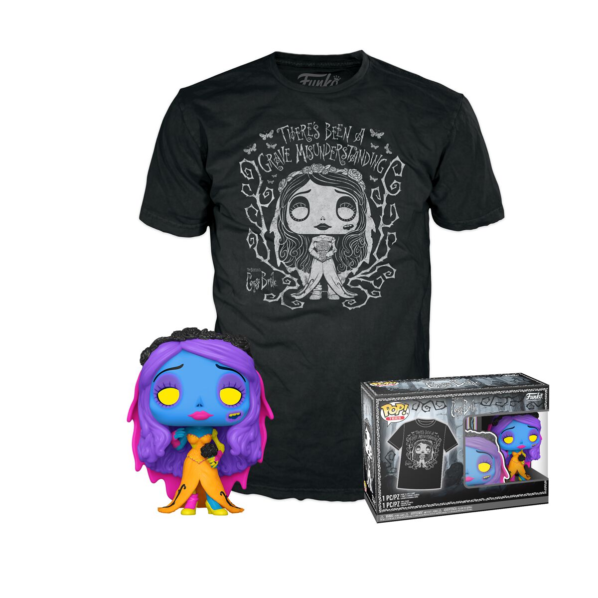 Corpse Bride – Emily POP! & Tee Vinyl Figur 1370 – Funko Pop! Figur – Funko Shop Deutschland – Lizenzierter Fanartikel