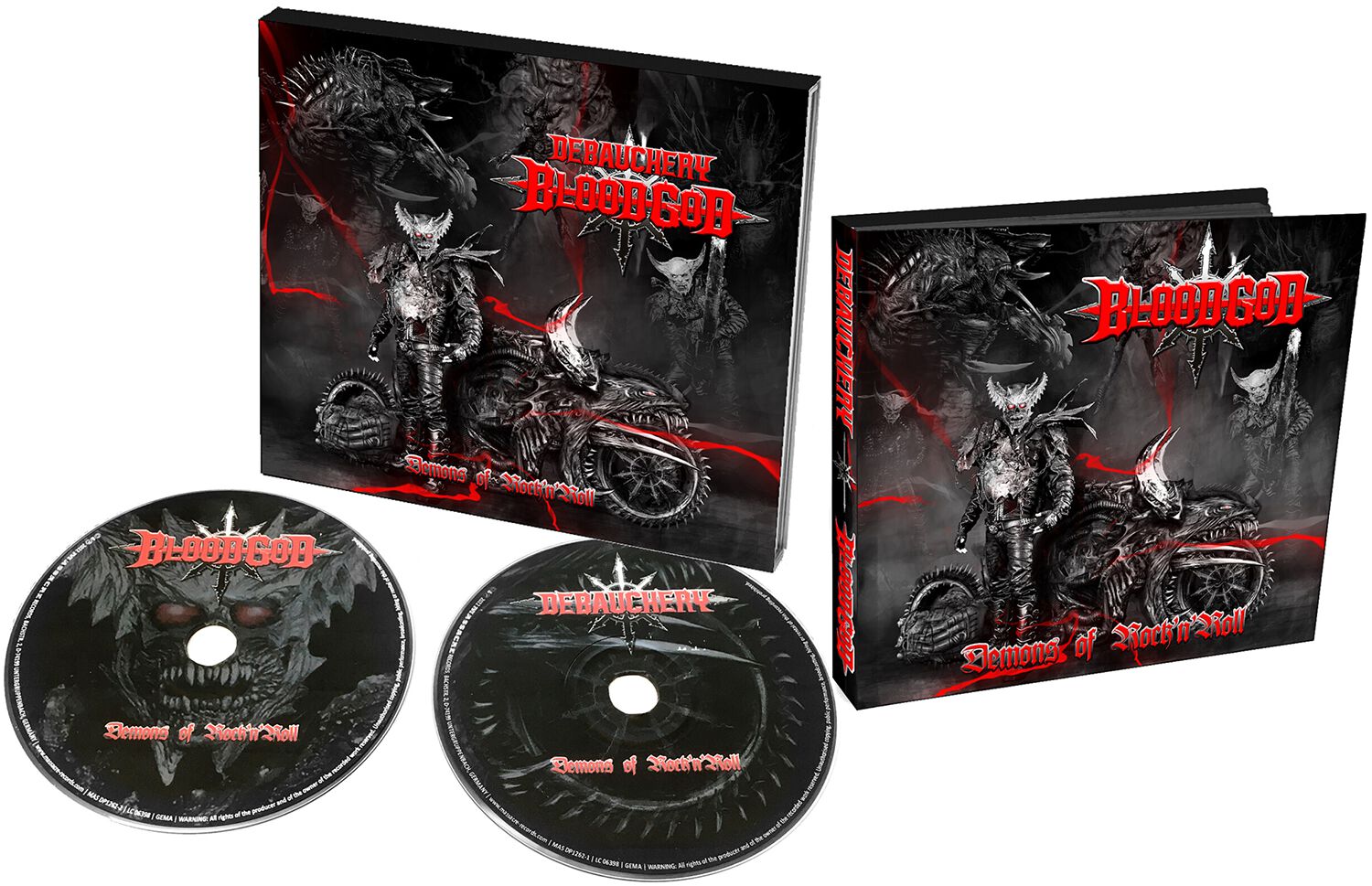 Blood God / Debauchery Demons of Rock'n'Roll CD multicolor