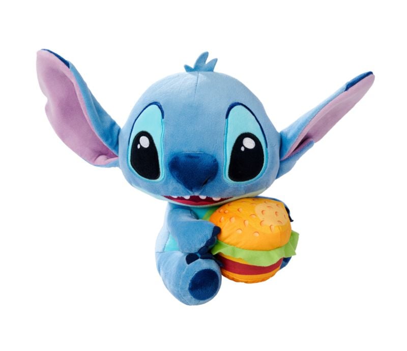 Lilo & Stitch - Disney Plysfigur - Stitch Burger - Ingen - blå