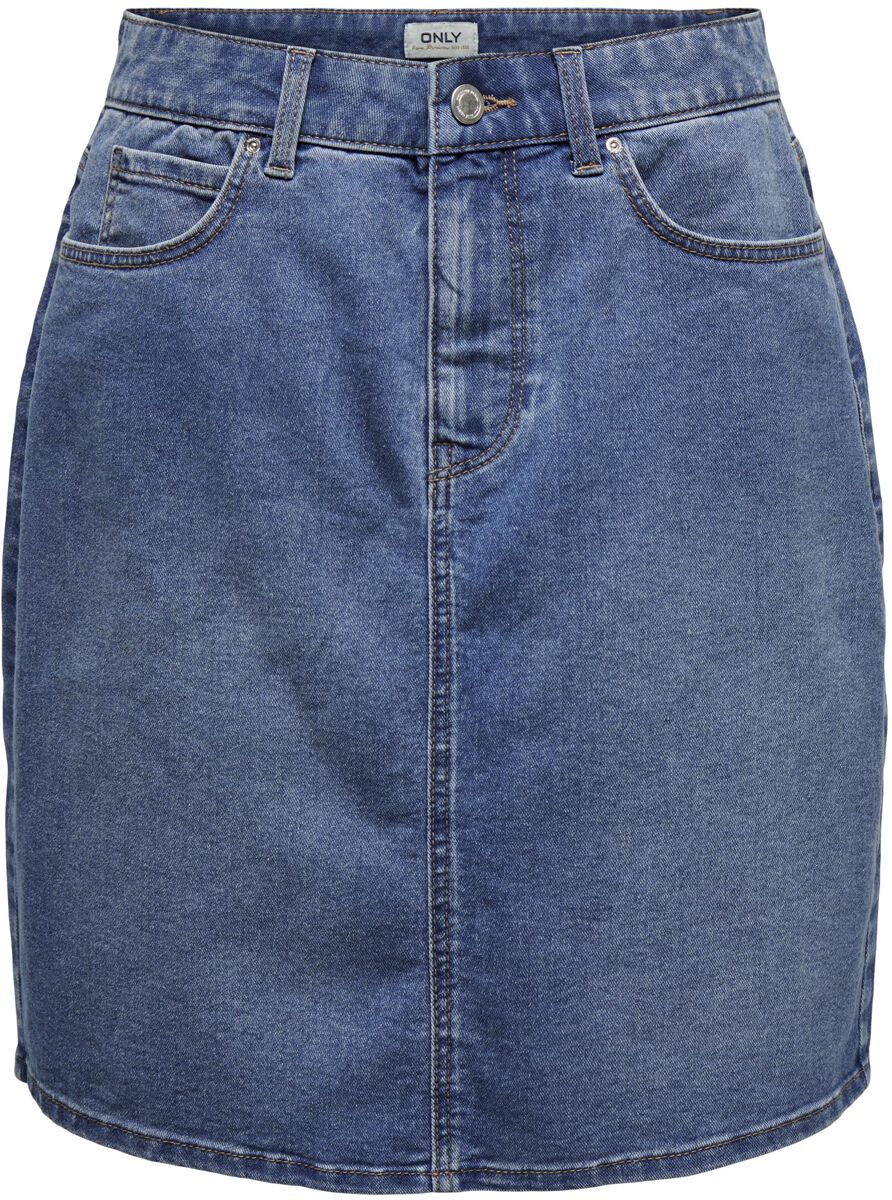 Only Kurzer Rock - Onlwonder HW DNM Skirt Pim NOOS - XS bis XL - für Damen - Größe XS - blau