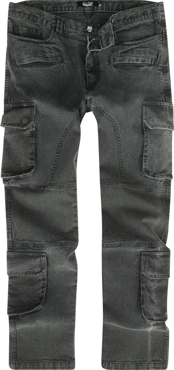 Image of Jeans di Rock Rebel by EMP - Pete - W30L32 a W34L34 - Uomo - grigio