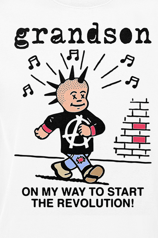 Grandson Start A Revolution T-Shirt weiß