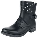 Basic Ladies Boot, Black Premium by EMP, Bikerboot