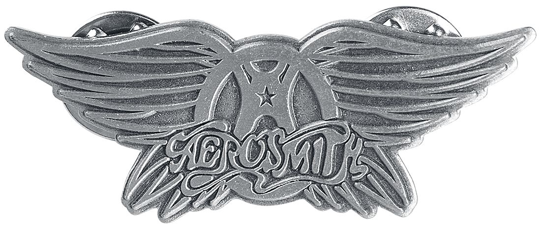 Image of Aerosmith Aerosmith Logo Pin silberfarben