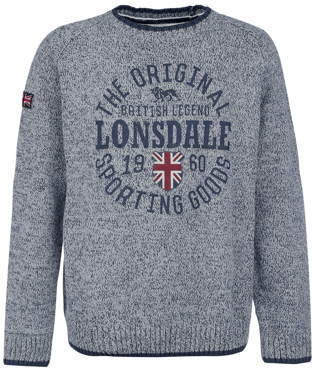 Lonsdale London Sweatshirt - Borden - S bis XXL - für Männer - Größe XXL - grau