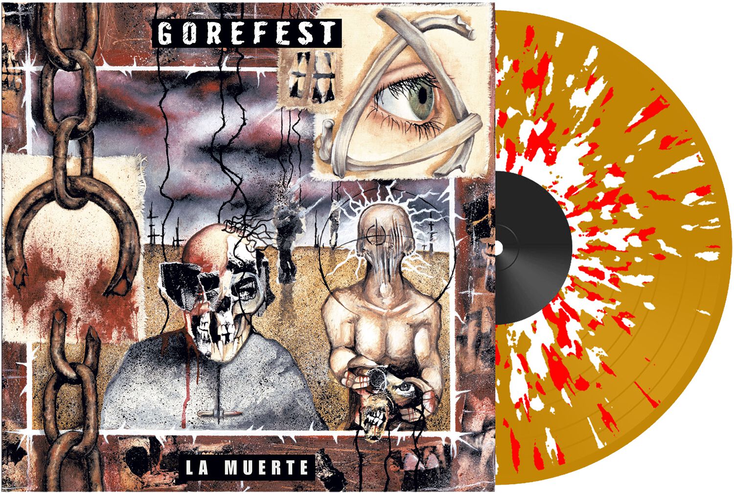 Image of Gorefest La muerte 2-LP splattered