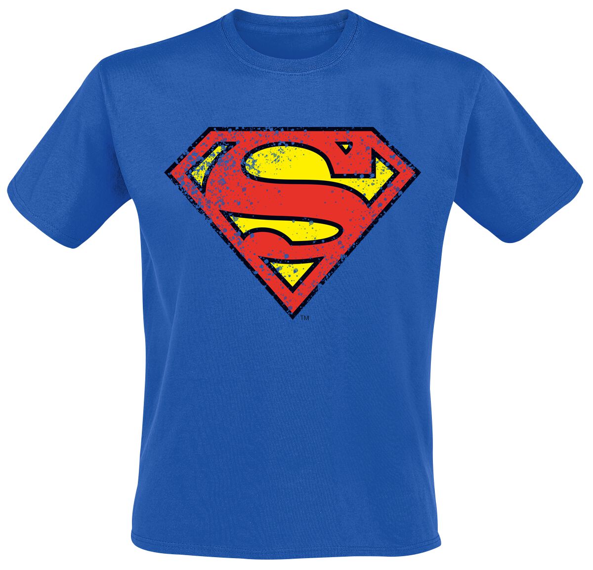 Levně Superman Crest Tričko modrá