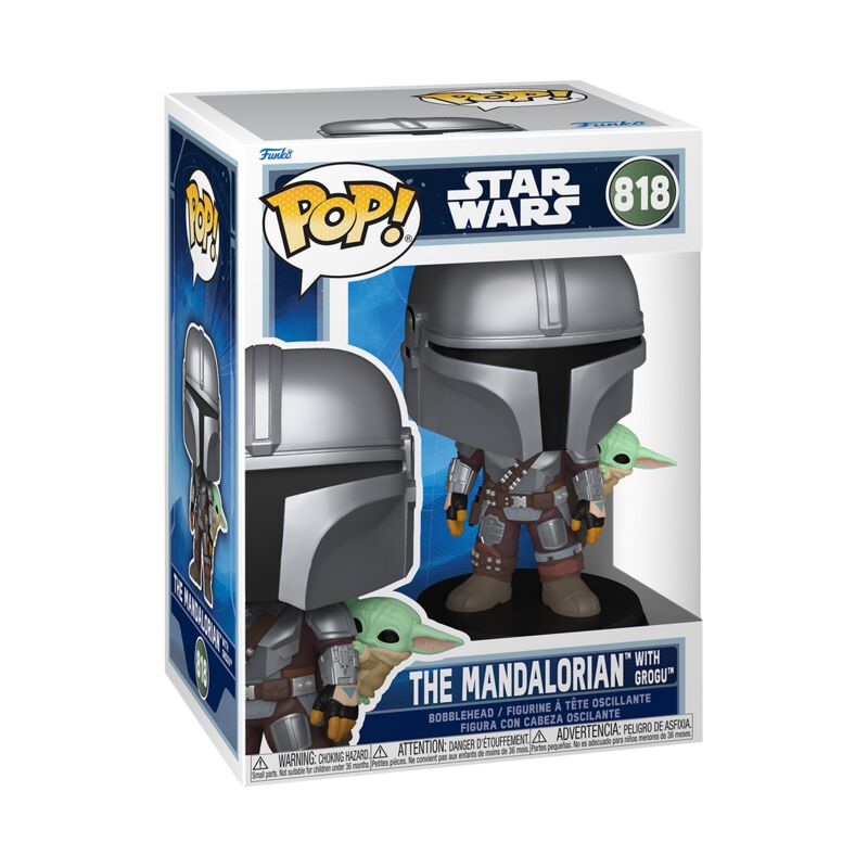 Star Wars Vinylová figurka č.818 Mandalorian & Grogu Sberatelská postava standard