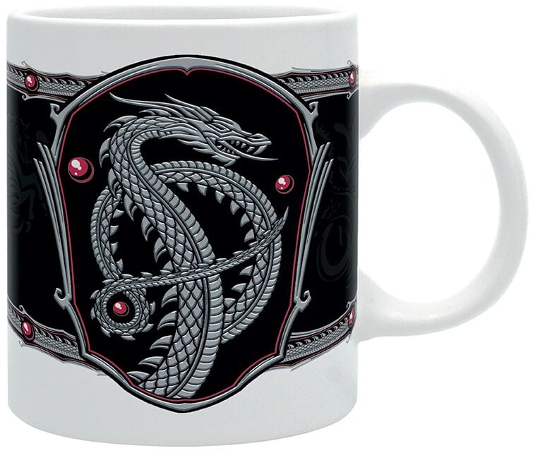 Mugg  av Game Of Thrones - House of the Dragon - Silver Dragon flerfärgad
