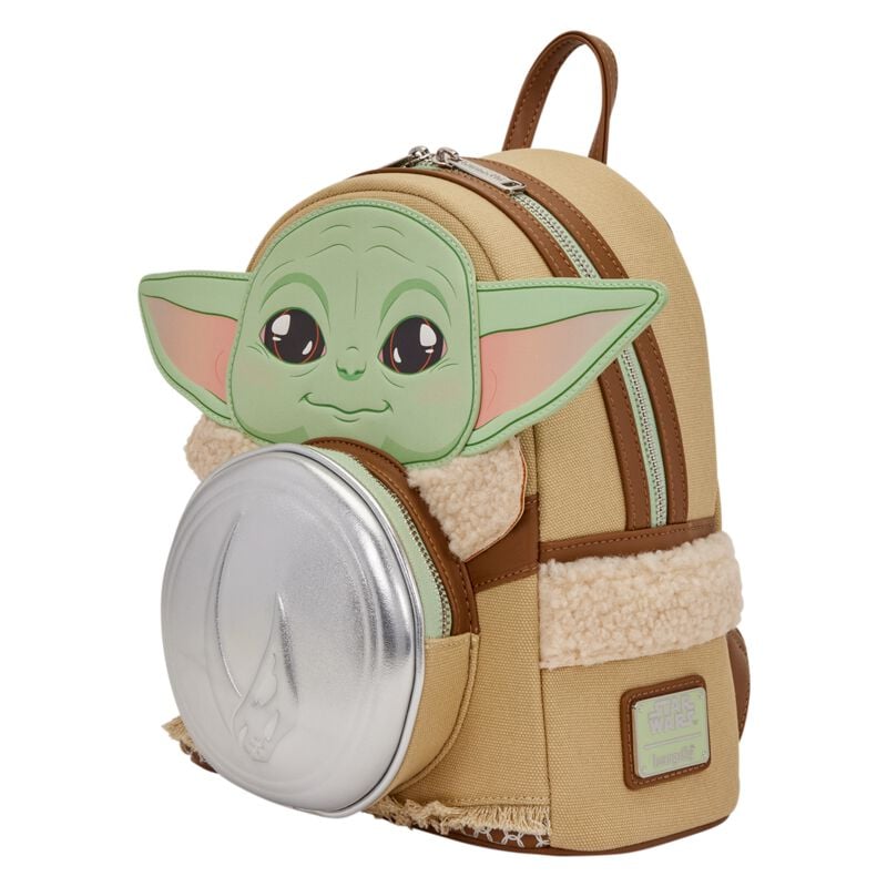 Star Wars - Disney Mini-Rucksack - Loungefly - The Mandalorian - Grogu & Anzellan - multicolor  - Lizenzierter Fanartikel
